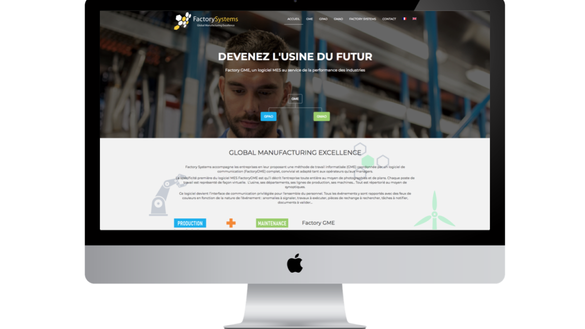 Le nouveau site de Factory Systems digitalisé par Laboiteacom