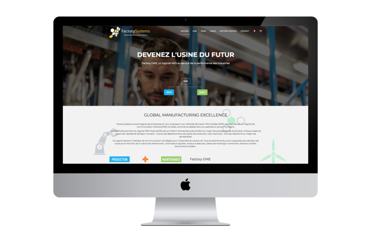 Le nouveau site de Factory Systems digitalisé par Laboiteacom