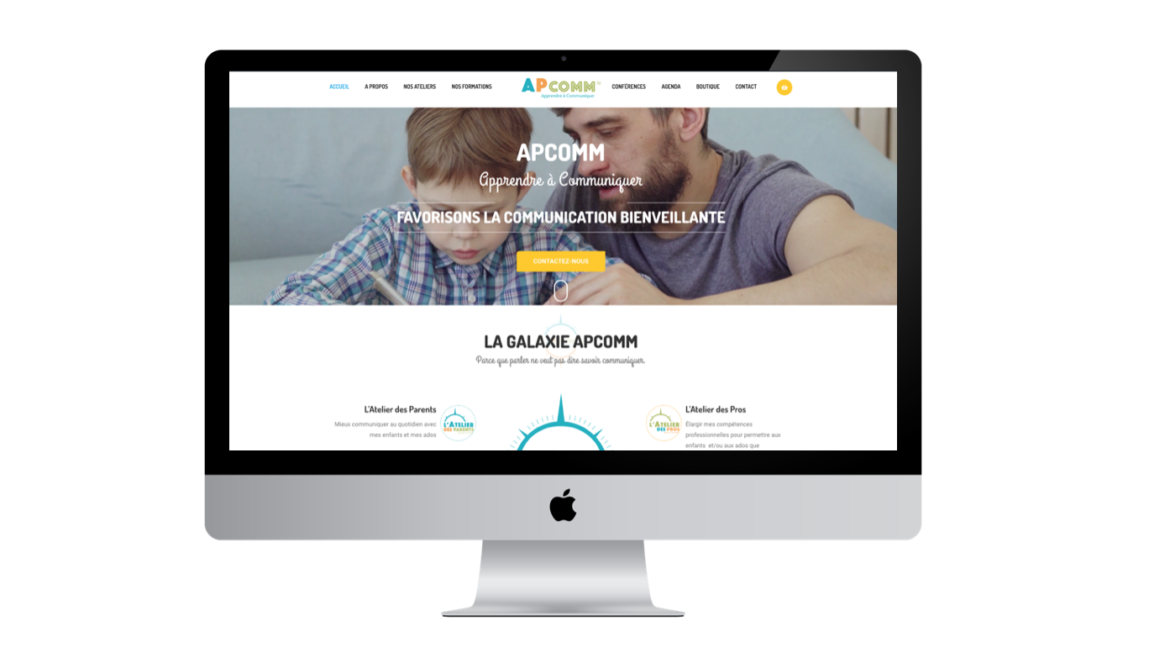 Le site APCOMM.fr digitalisé par BAC Agency