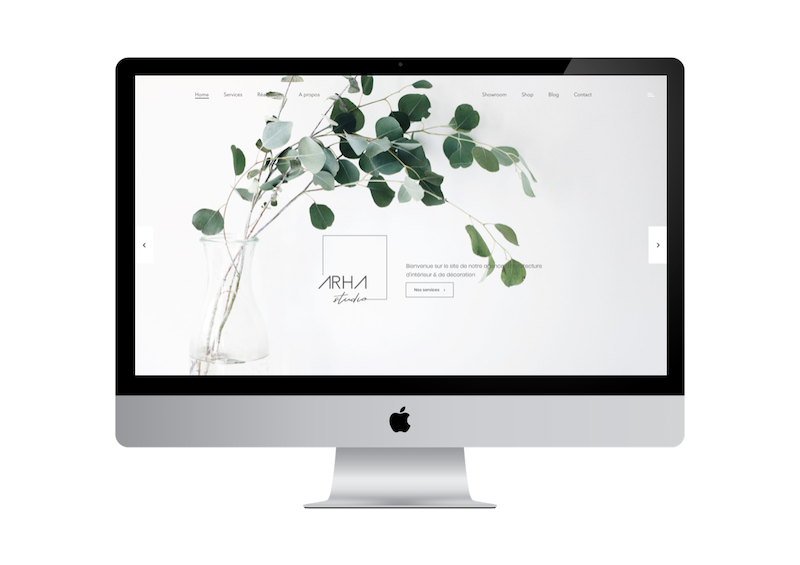 Le site web d’ARHA Studio digitalisé par BAC Agency