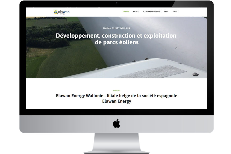 BAC Agency a développé le nouveau site de la société Elawan Energy spécialisée dans le développement, la construction et l’exploitation de parcs éoliens…