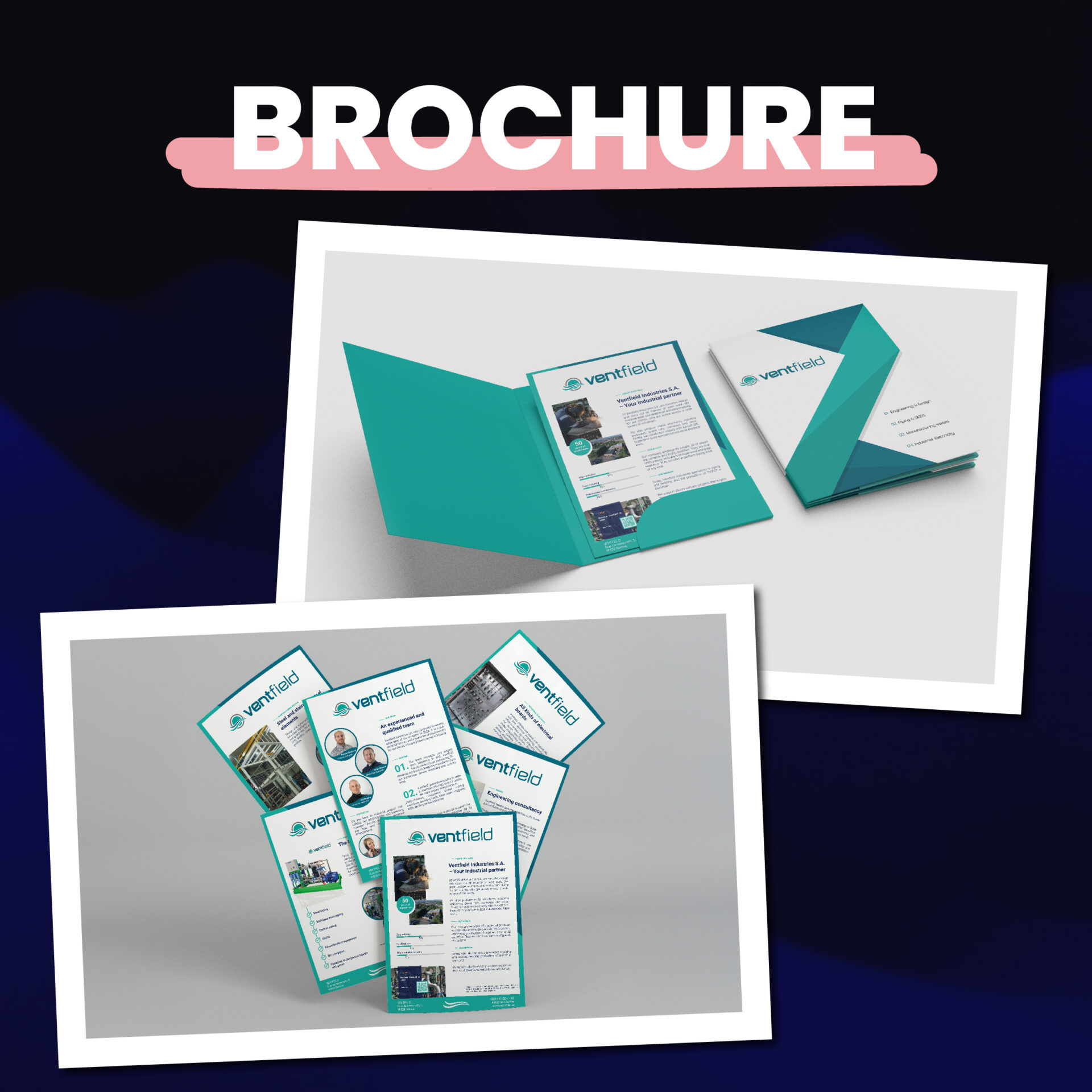 Réalisation de brochures par BAC Agency