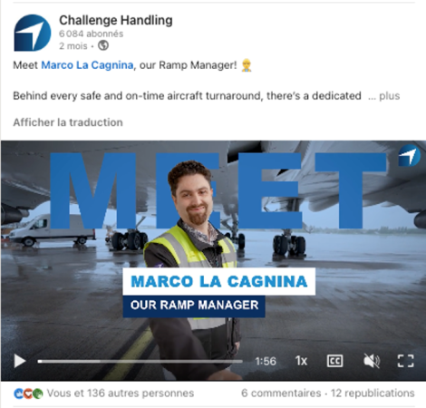 Capture d'ecran post Challenge Handling